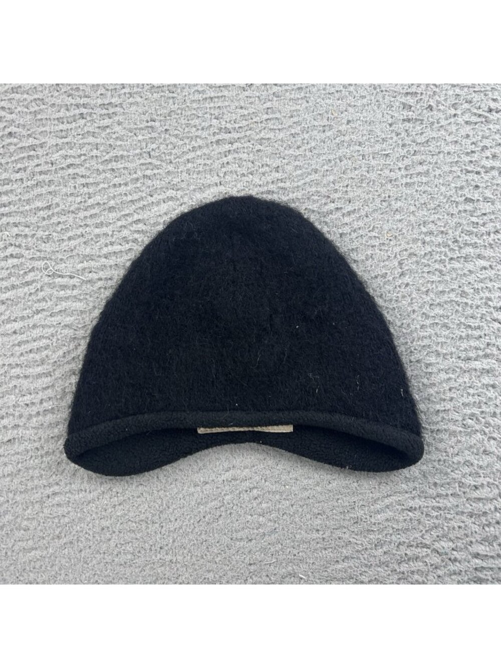 Vikurprjon Vik Wool Hat Black Beanie Cap Icelandic Winter